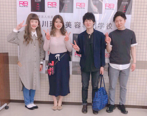 ヘアセット特別授業 in 旭川理美容専門学校 ☆